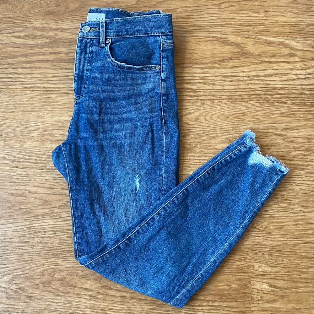 LOFT High Waist Jeans